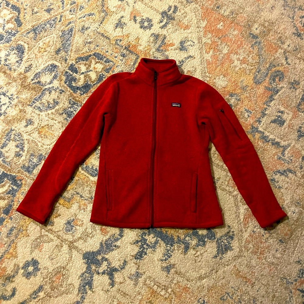 Patagonia Better Sweater Zip-Up Fleece in Red (size S)